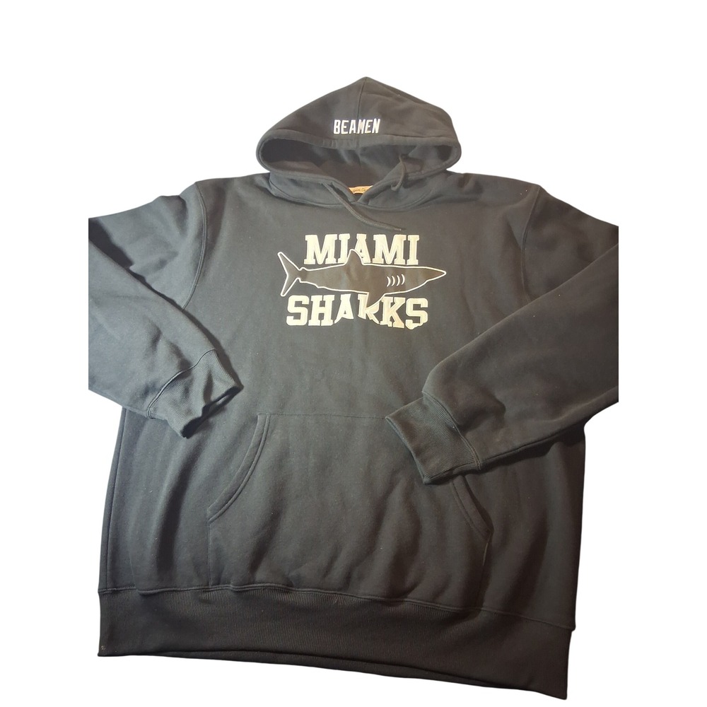 Headgear Classics Miami Sharks Beamen 13 Hoodie Black Any Given Sunday 5XL